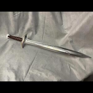 Sean Austin “Sam” And Elijah Wood “Frodo” Autograph COA 28" LOTR Foam  Dagger